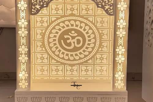 Compact Corian Mandir