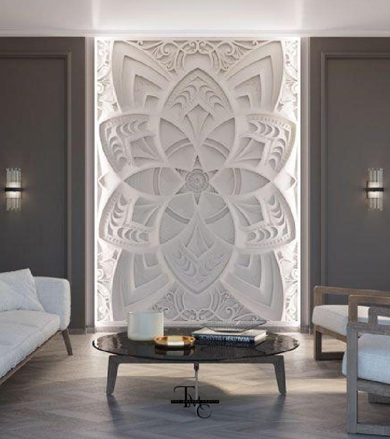 Corian Wall With Backlight 2 Corian Wall With Backlight