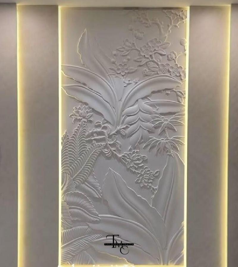 Corian Wall With Backlight 3 Corian Wall With Backlight