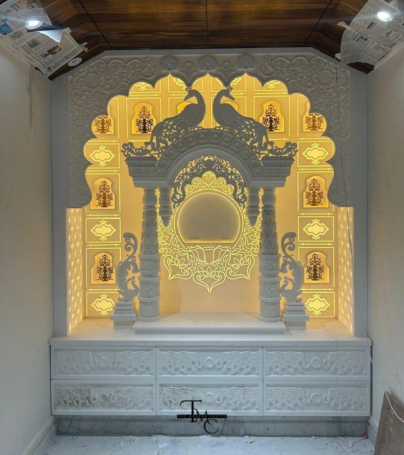 Custom Corian Mandir8 Custom Corian Mandir