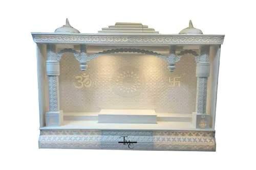 Illumination LED Backlighting Corian Mandir