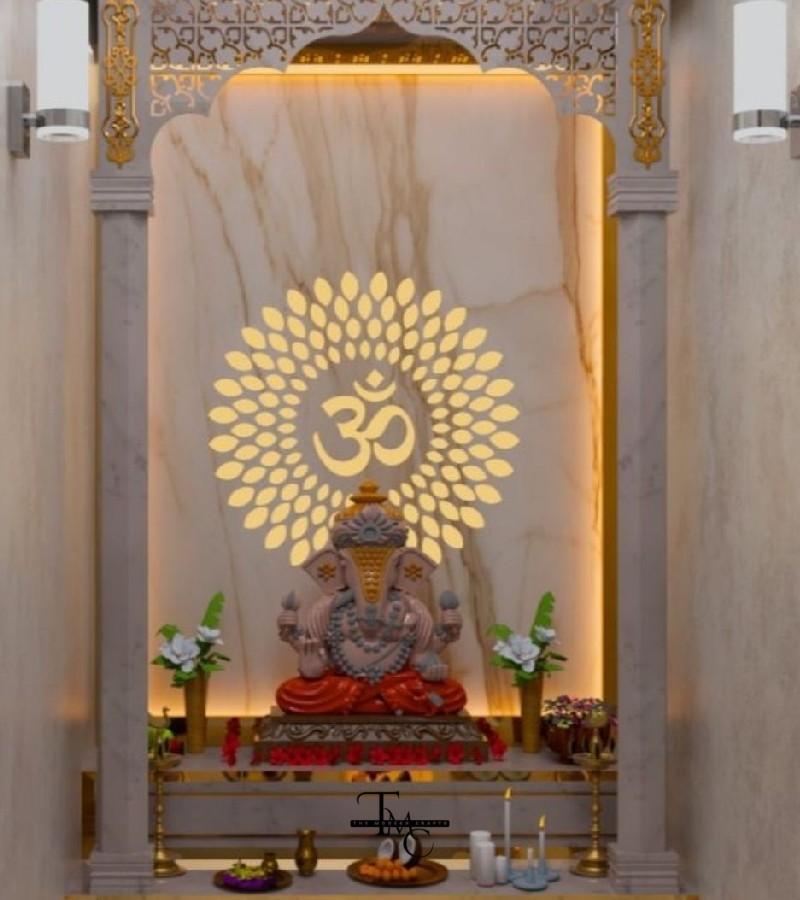 Krishna Corian Mandir203 Ganesha Corian Mandir