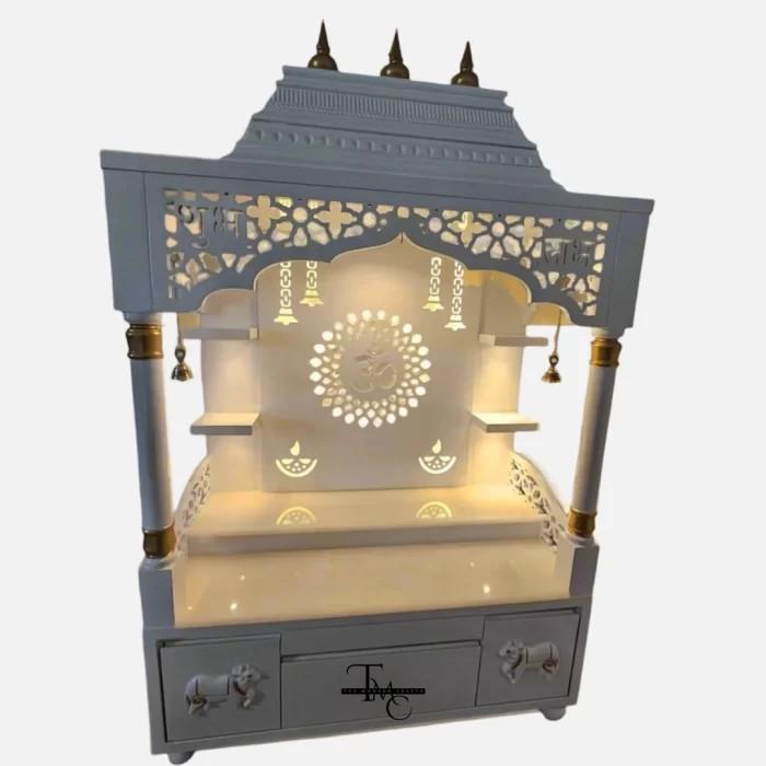 New-Project-84-700x700 Elegant Modern Luxury Wooden Om Temple with Backlit