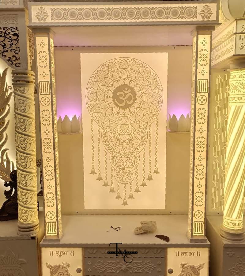backlit mandir1