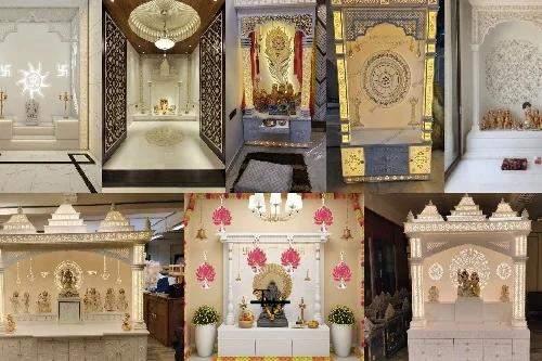 Corian Marble Mandir