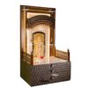 image 3 Premium Krishna Corian Marble Mandir With Brass Finish
