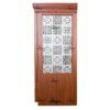 image 3 Exquisite Wooden Home Mandir with Elegant Glass-Panel Doors