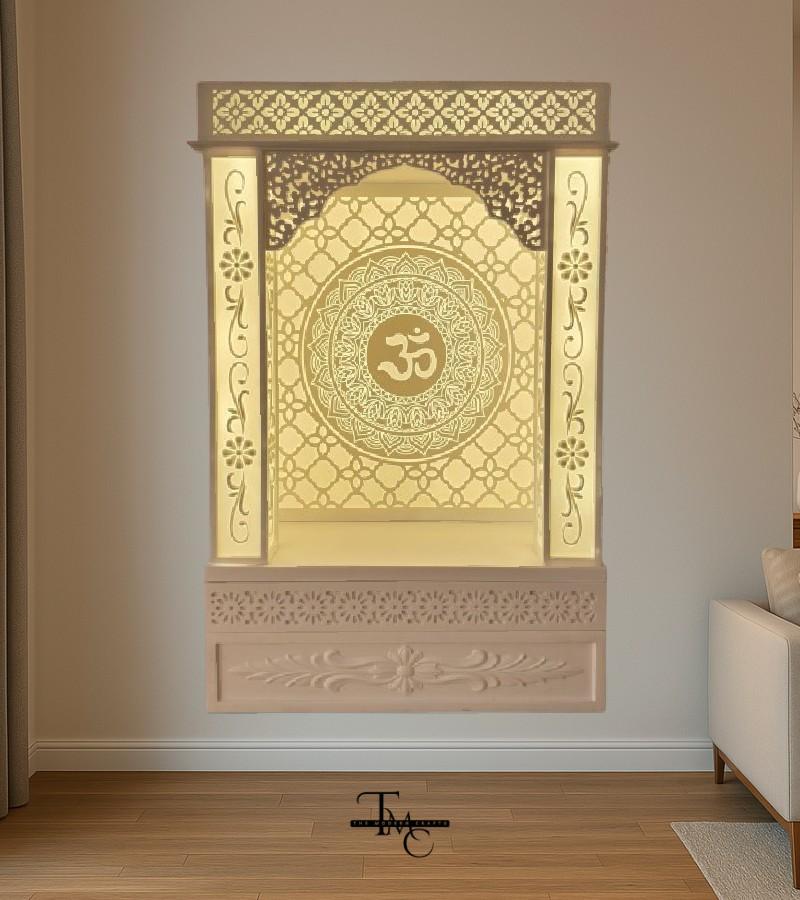 wall mounted13 (1) wall mounted Corian Marble Mandir