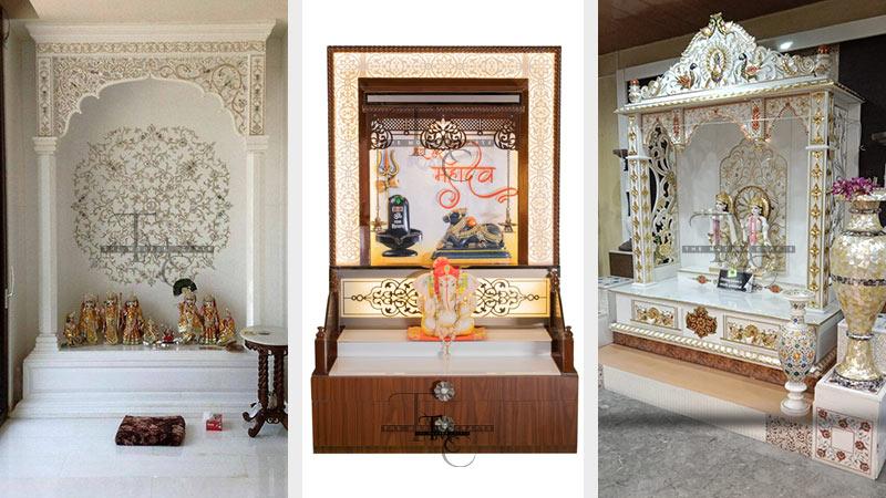 Simple Marble Temple For Home: Top Latest Designs