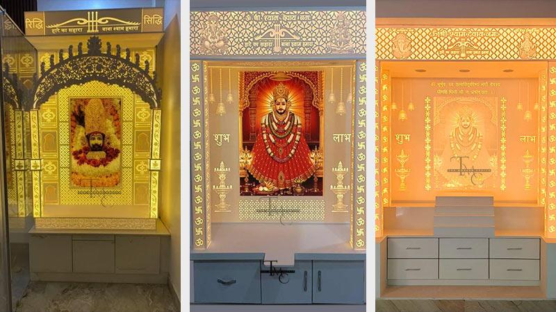 Corian Khatu Shyam Mandir Design For Home- Explore Now!