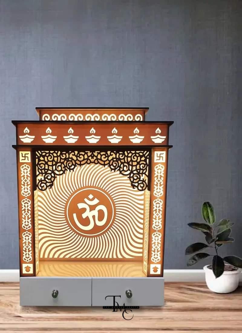 corian mandir design