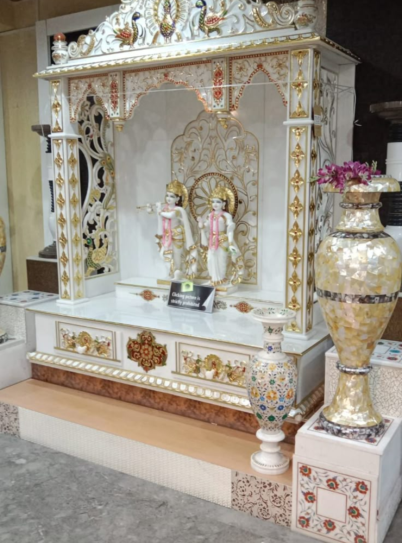 3- Marble Meenakari Temple